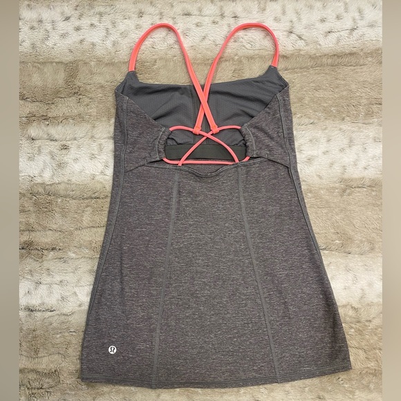 Lululemon tank top strappy coral back 4 - Picture 4 of 7